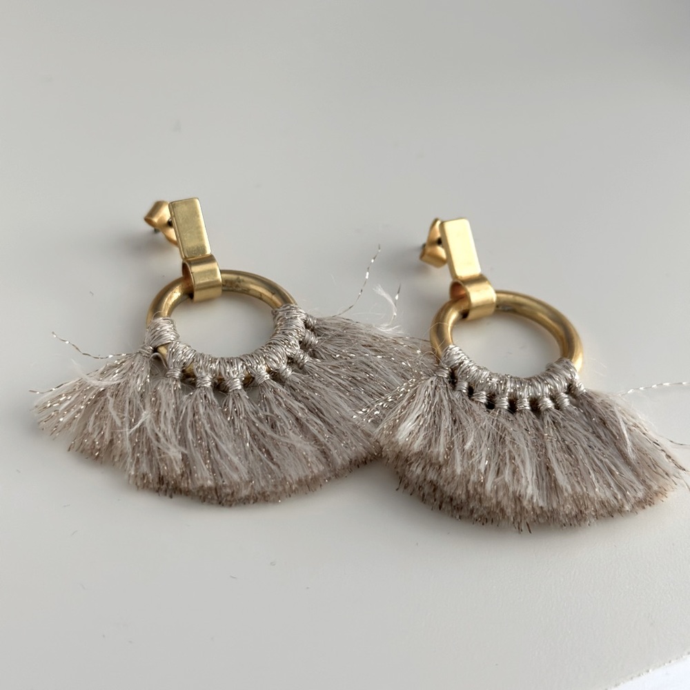 Madewell fringe earrings